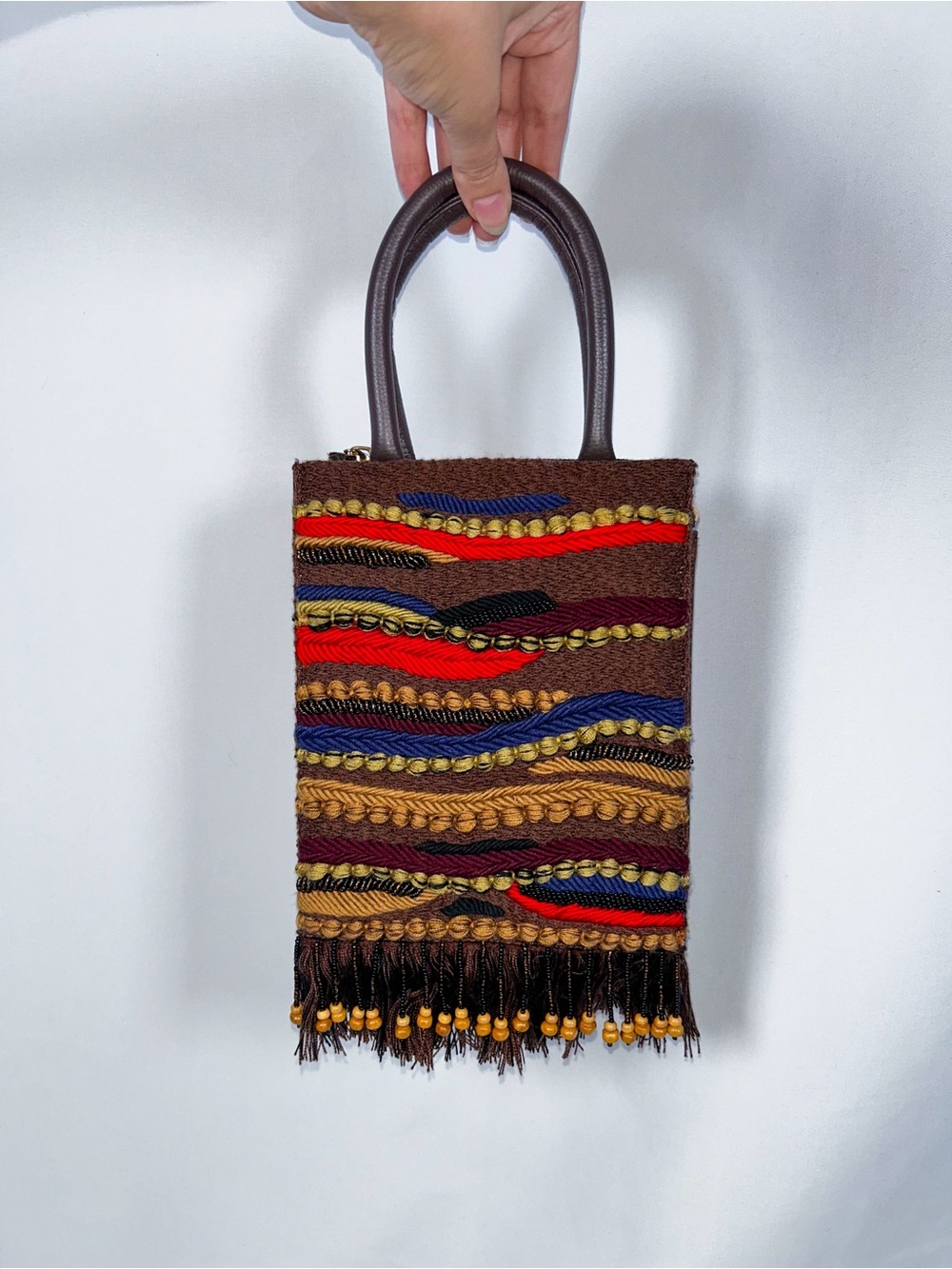 Beaded Embroidered Handbag / Crossbody Bag from Bangladesh